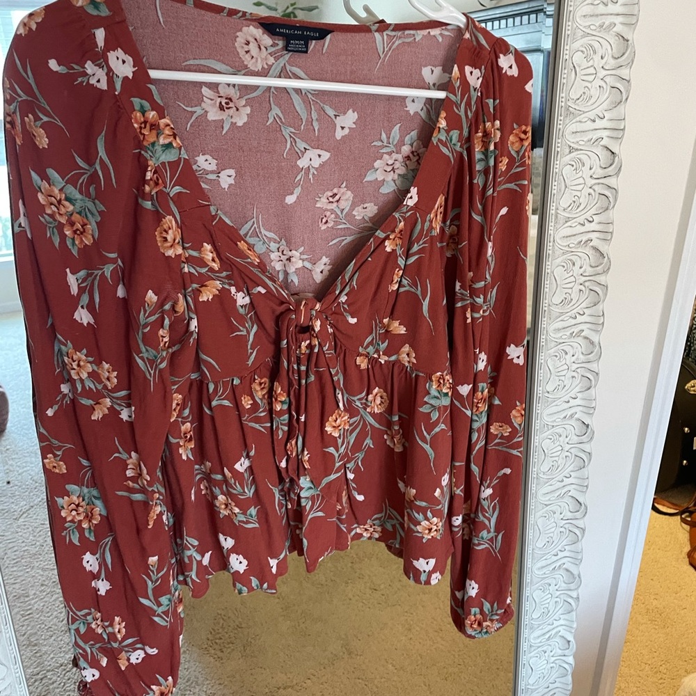 American Eagle babydoll top